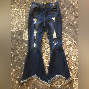 Lucky and Blessed high-rise boot cut Jean NWT